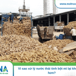 Vì sao xử lý nước thải tinh bột mì lại khó khăn hơn? xử lý nước thải tinh bột mì