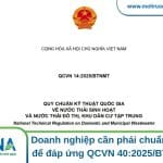 Doanh nghiệp cần phải chuẩn bị gì để đáp ứng QCVN 40:2025/BTNMT QCVN 40:2025/BTNMT