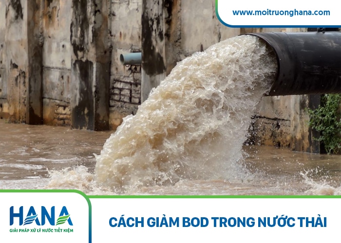 CÁCH GIẢM BOD TRONG NƯỚC THẢI