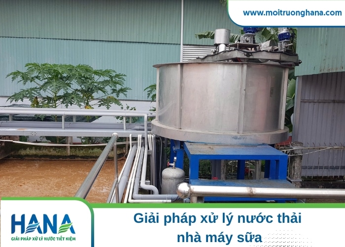 xử lý nước thải nhà máy sữa