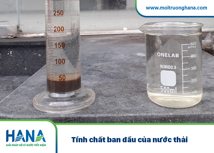 Tính chất ban đầu của nước thải