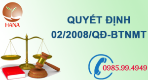 quyet dinh 02 2008 qd btnmt