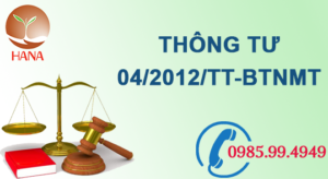 thong tu 04 2012 tt btnmt