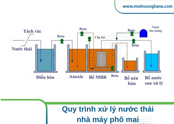 Xử lý nước thải nhà máy phô mái với quy trình 5 bước đạt chuẩn xả thải 3  Xử lý nước thải nhà máy phô mai