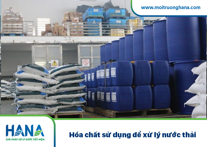 Hóa chất sử dụng để xử lý nước thải