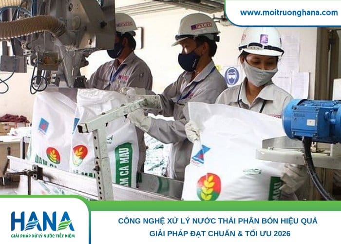 Công nghệ xử lý nước thải phân bón