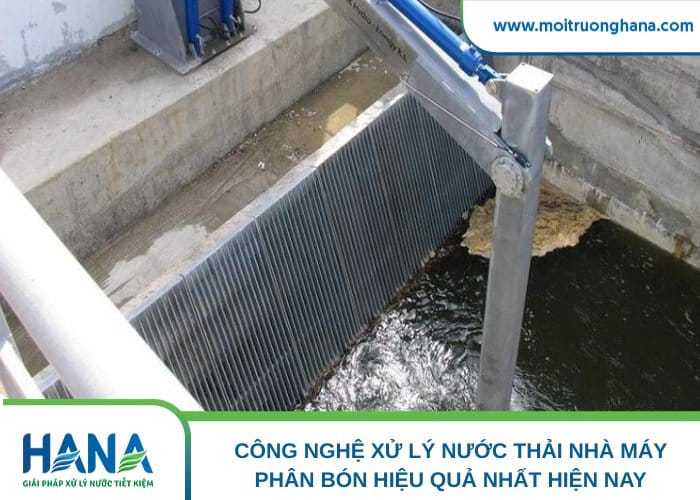 Song chắn rác giúp loại bỏ những tạp chất có trong nước thải