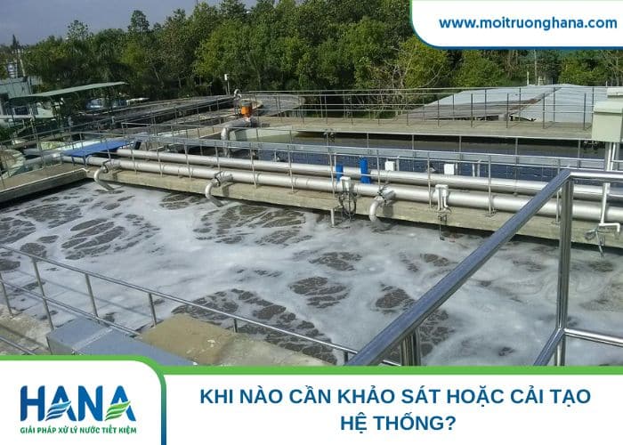 Cần cải tạo lại hệ thống nếu thấy COD thường xuyên vượt chuẩn