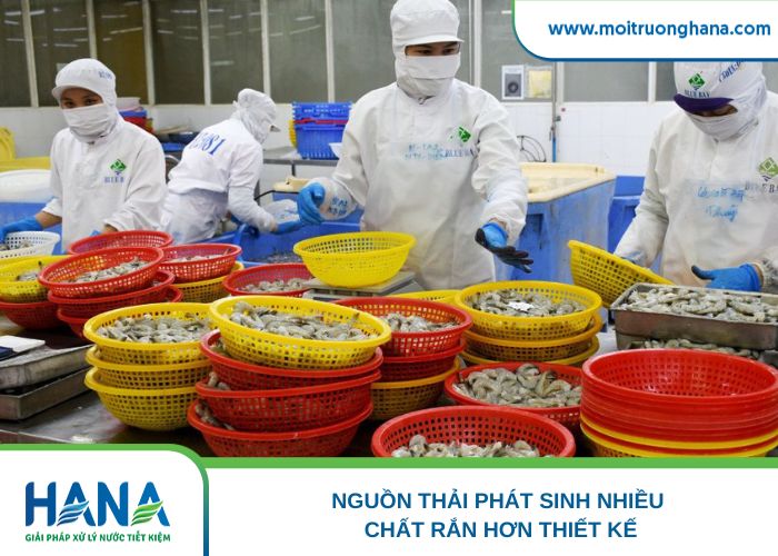 Ngành chế biến thủy sản thường phát sinh nhiều chất thải rắn hữu cơ