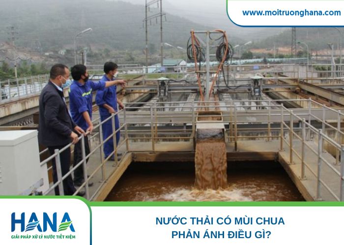 Nước thải có mùi chua phản ánh điều gì