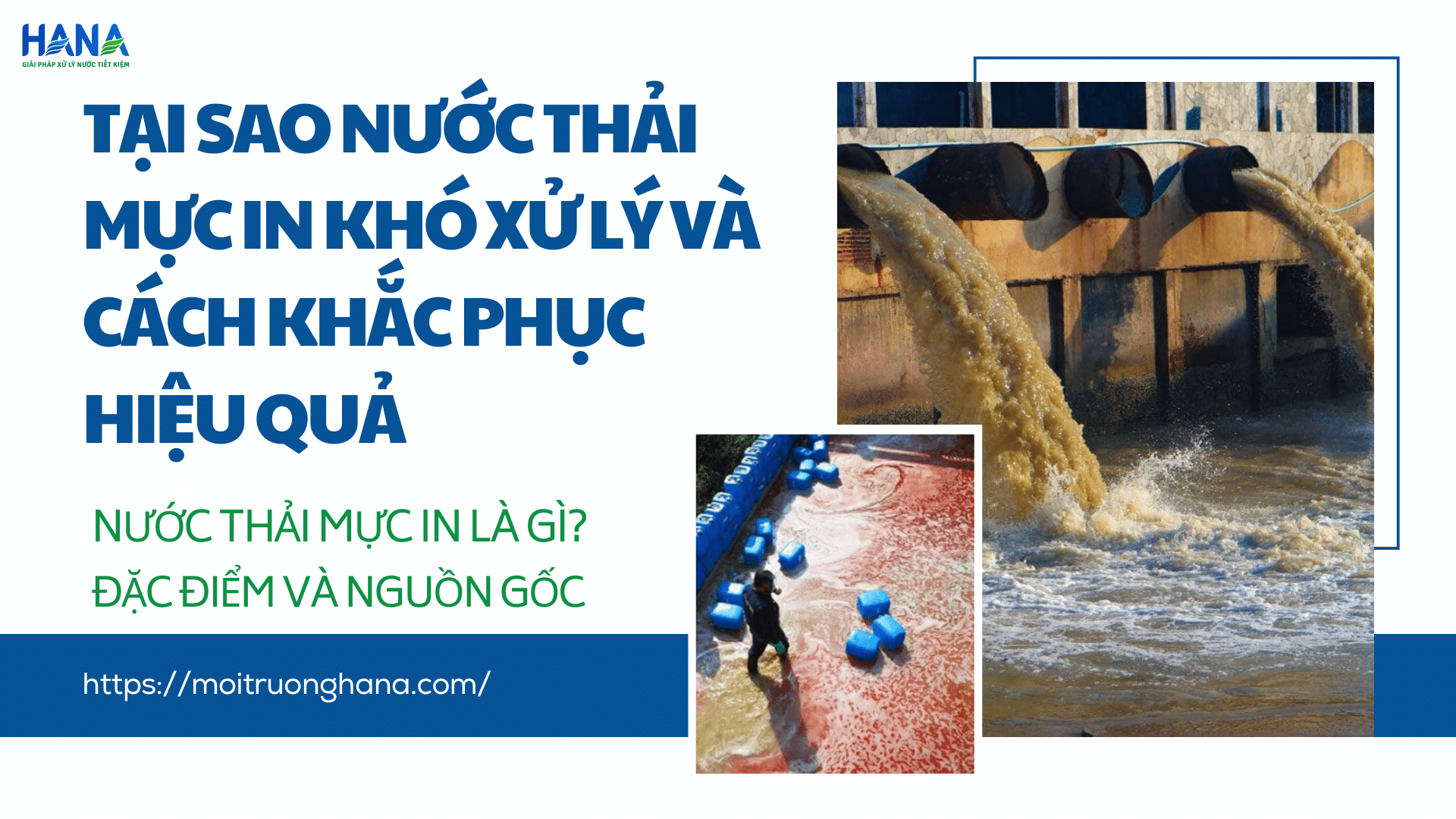 xử lý nước thải mực in