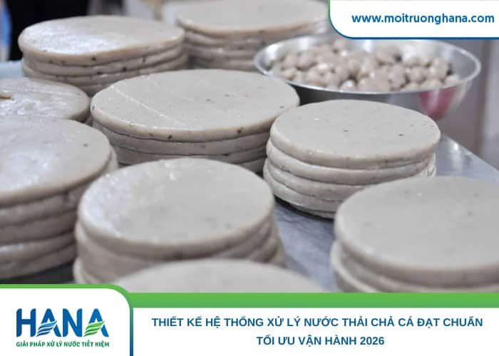 Hệ thống xử lý nước thải chế biến chả cá