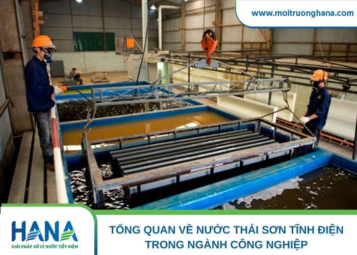 Xử lý nước thải sơn tĩnh điện
