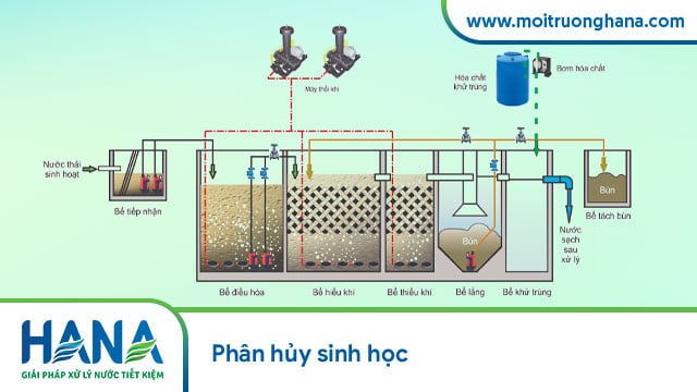 Xử lý nước thải dược phẩm bằng phương pháp phân hủy sinh học