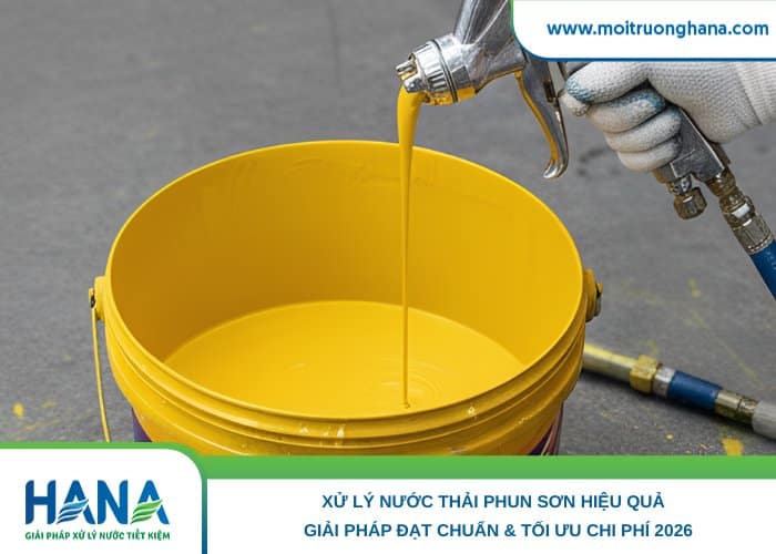 xử lý nước thải phun sơn