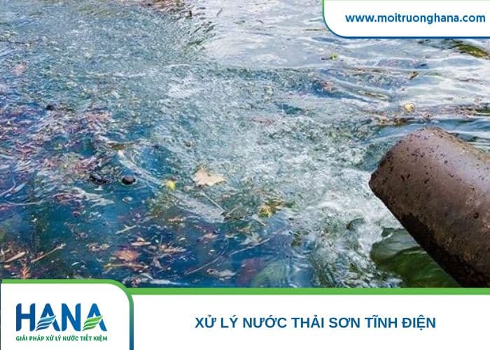 Nước thải sơn tĩnh điện