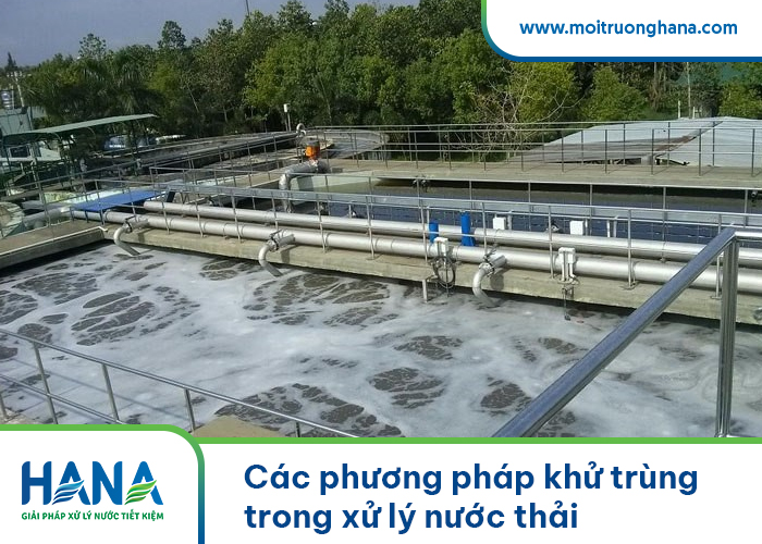 bể khử trùng trong xử lý nước thải