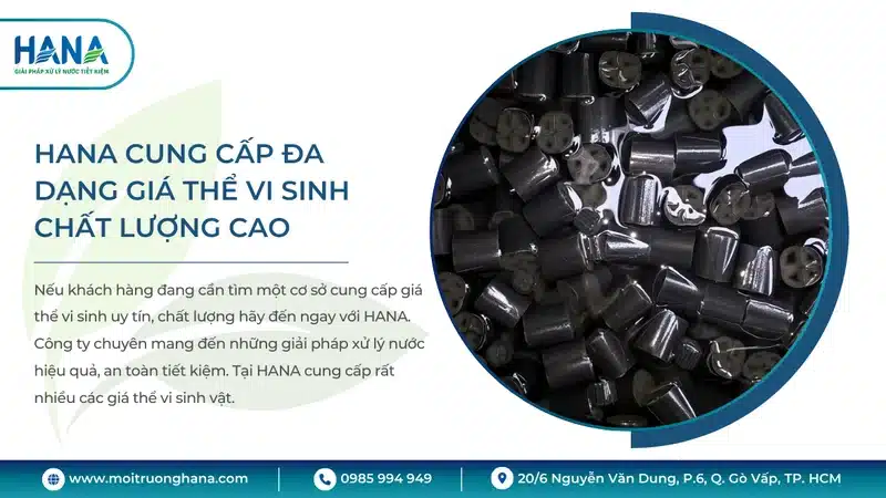 Công ty Môi trường HANA cung cấp đa dạng giá thể vi sinh chất lượng