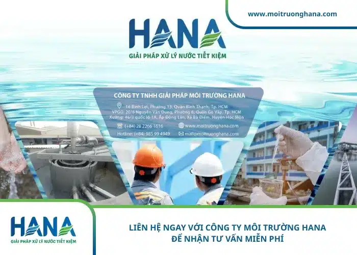 Môi trường HANA chuyên xử lý về nước thải bệnh viện
