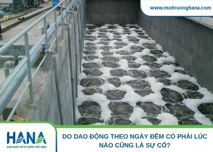 DO dao động theo ngày đêm có phải lúc nào cũng là sự cố?