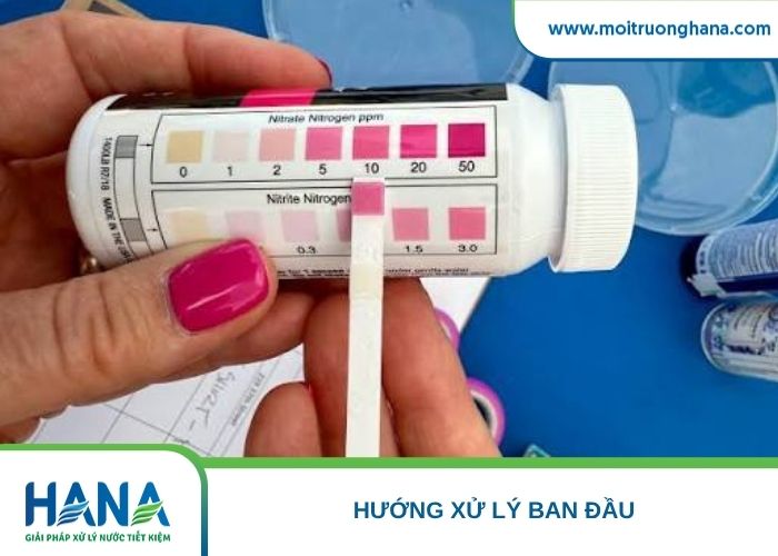 Quy trình kiểm tra Nitrat, lưu lượng và thiết bị gạt bùn theo thứ tự ưu tiên tại bể lắng
