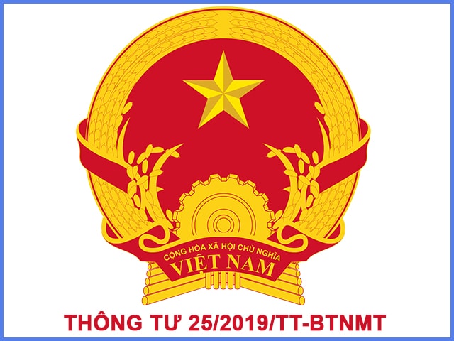 thông tư 25/2019/TT-BTNMT