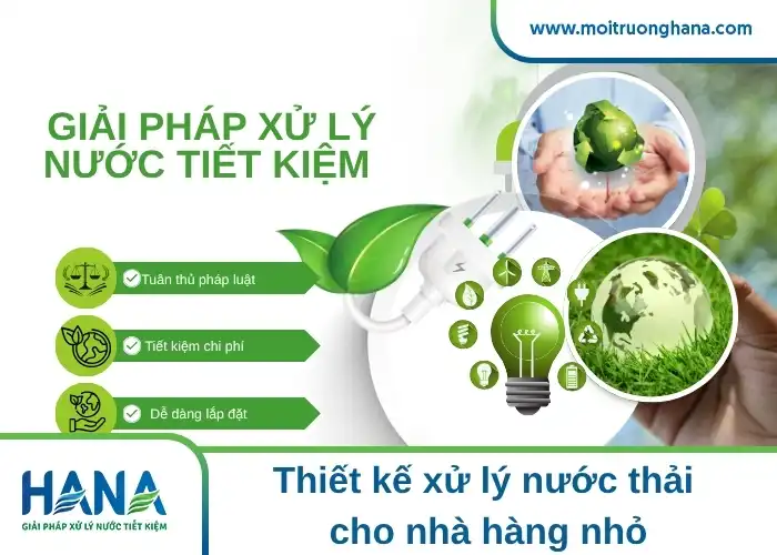 Thiết kế xử lý nước thải cho nhà hàng nhỏ
