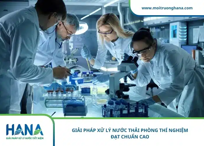 Hệ thống xử lý nước thải phòng thí nghiệm đạt chuẩn