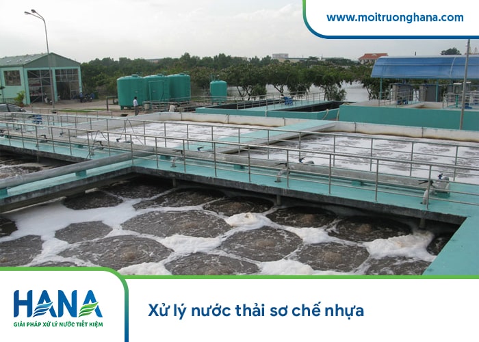 Xử lý nước thải sơ chế nhựa